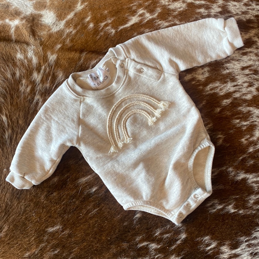 Rainbow Baby Bodysuit by Babe Basics